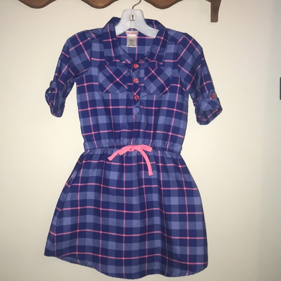 Youngland Other - Girls Pink and Blue Checked Dress Youngland Other - Girls Pink and Blue Checked Dress